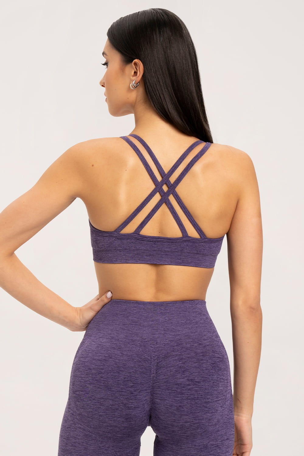 Seamless grudnjak plum