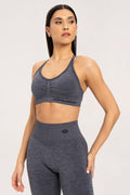 Seamless grudnjak dark grey