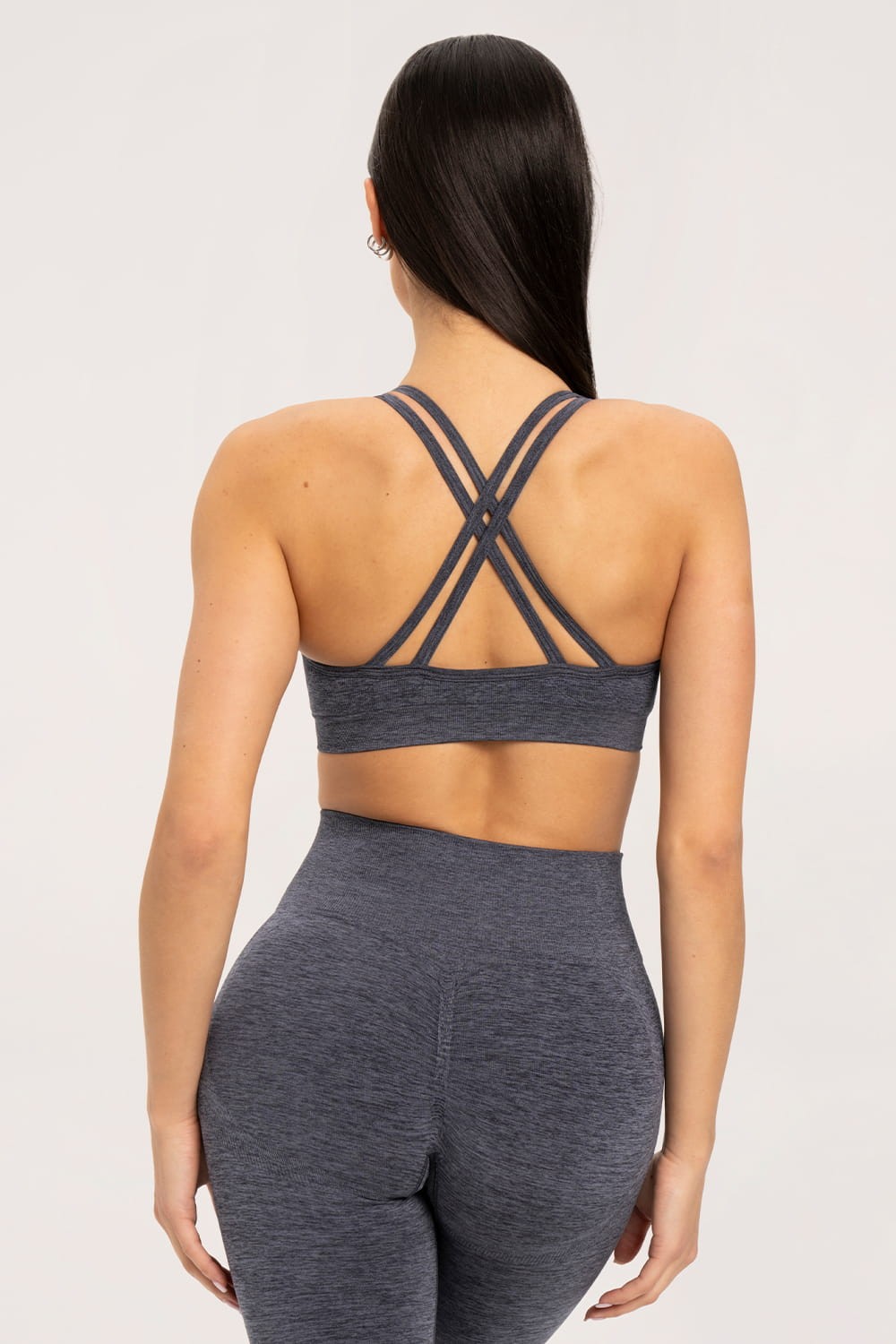 Seamless grudnjak dark grey