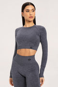 Longsleeve seamless dark grey