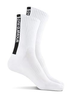 Duge bijele čarape STRIPE 2-pak - vel. 37-40