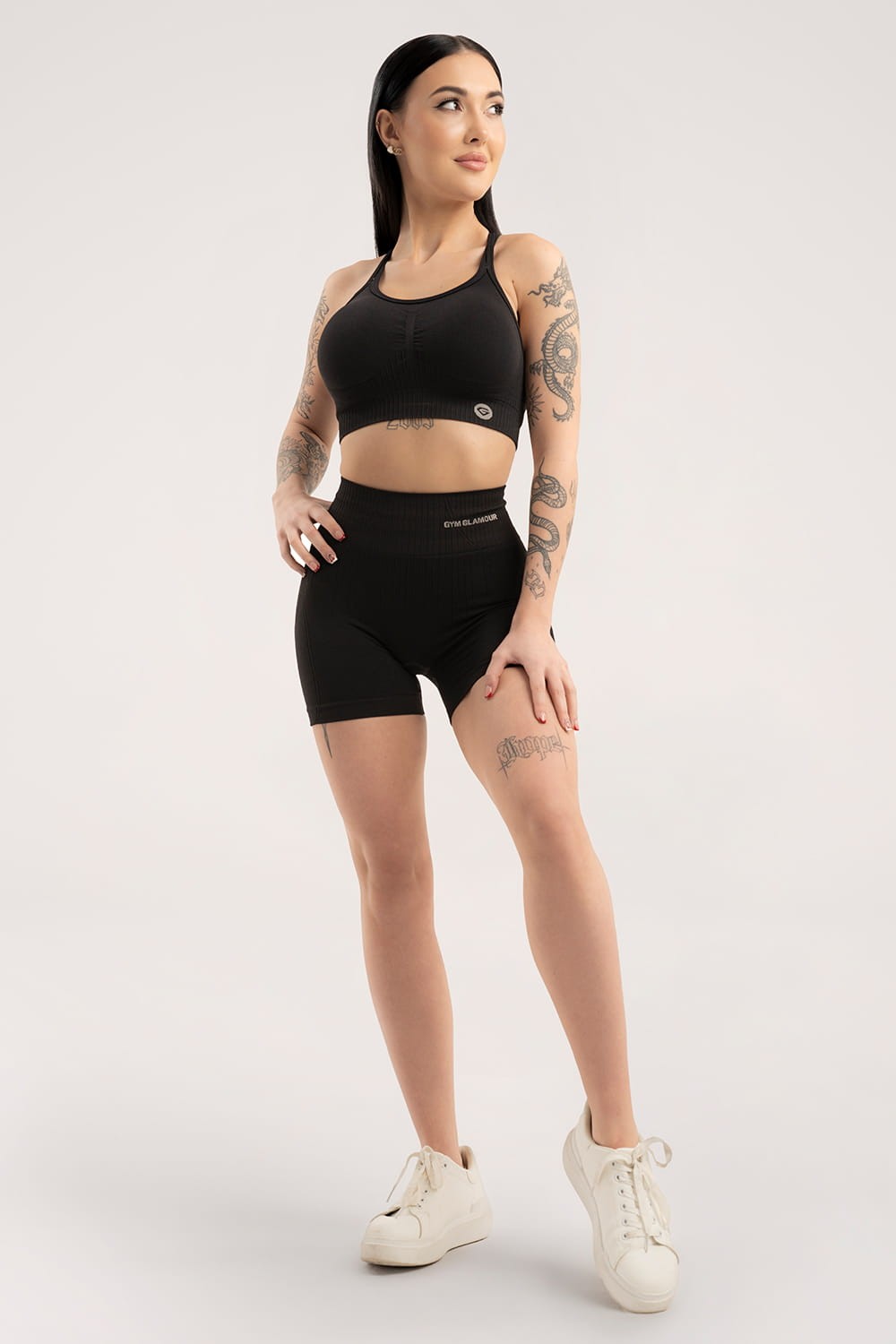 Kratke hlačice deep push up 2.0 black