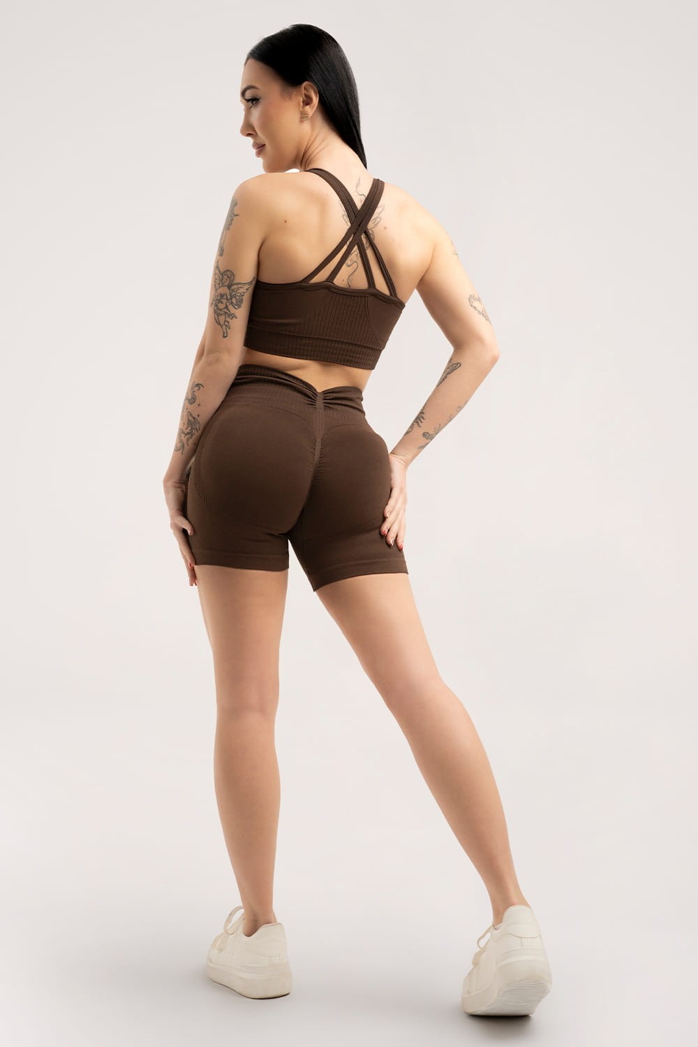 Kratke hlačice deep push up 2.0 chocolate