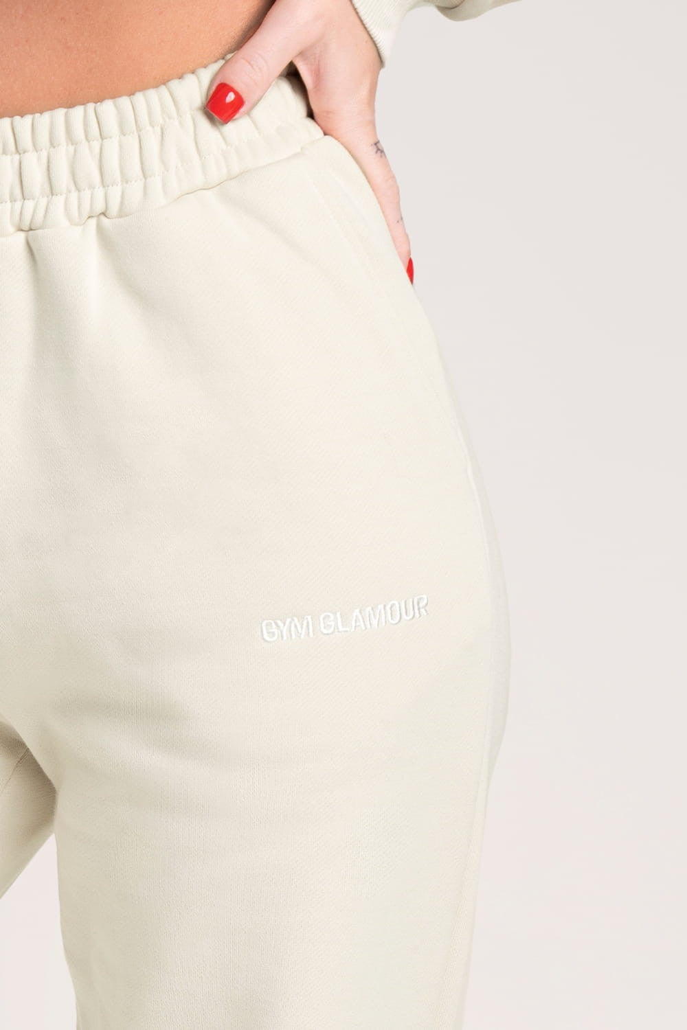 Hlače trenirke off white