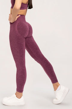Tajice seamless push up cherry