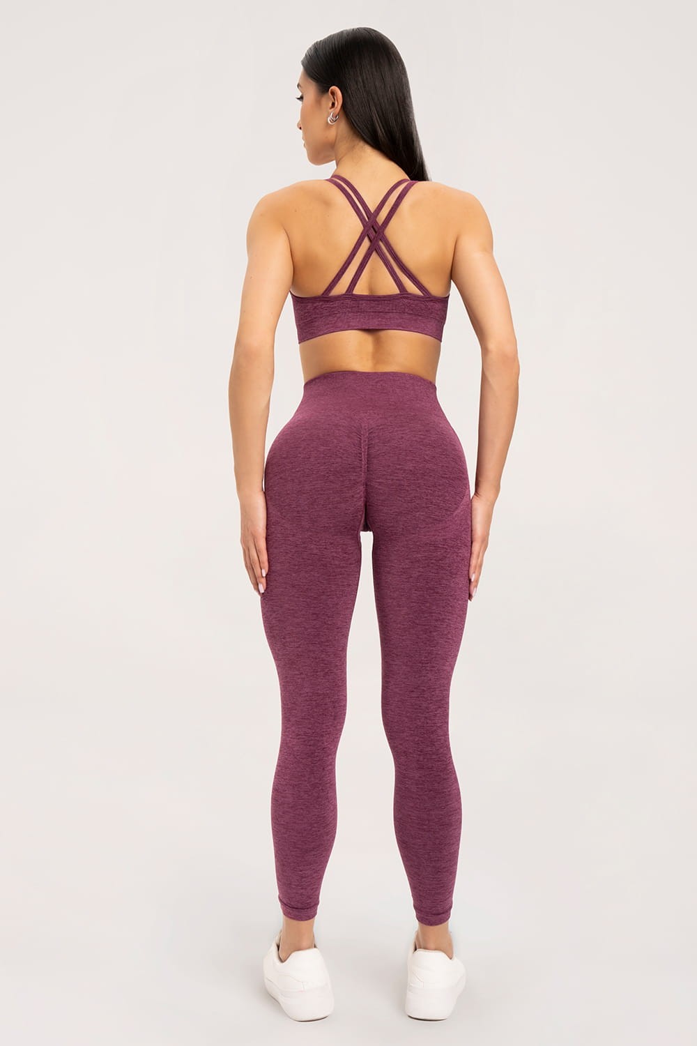 Tajice seamless push up cherry