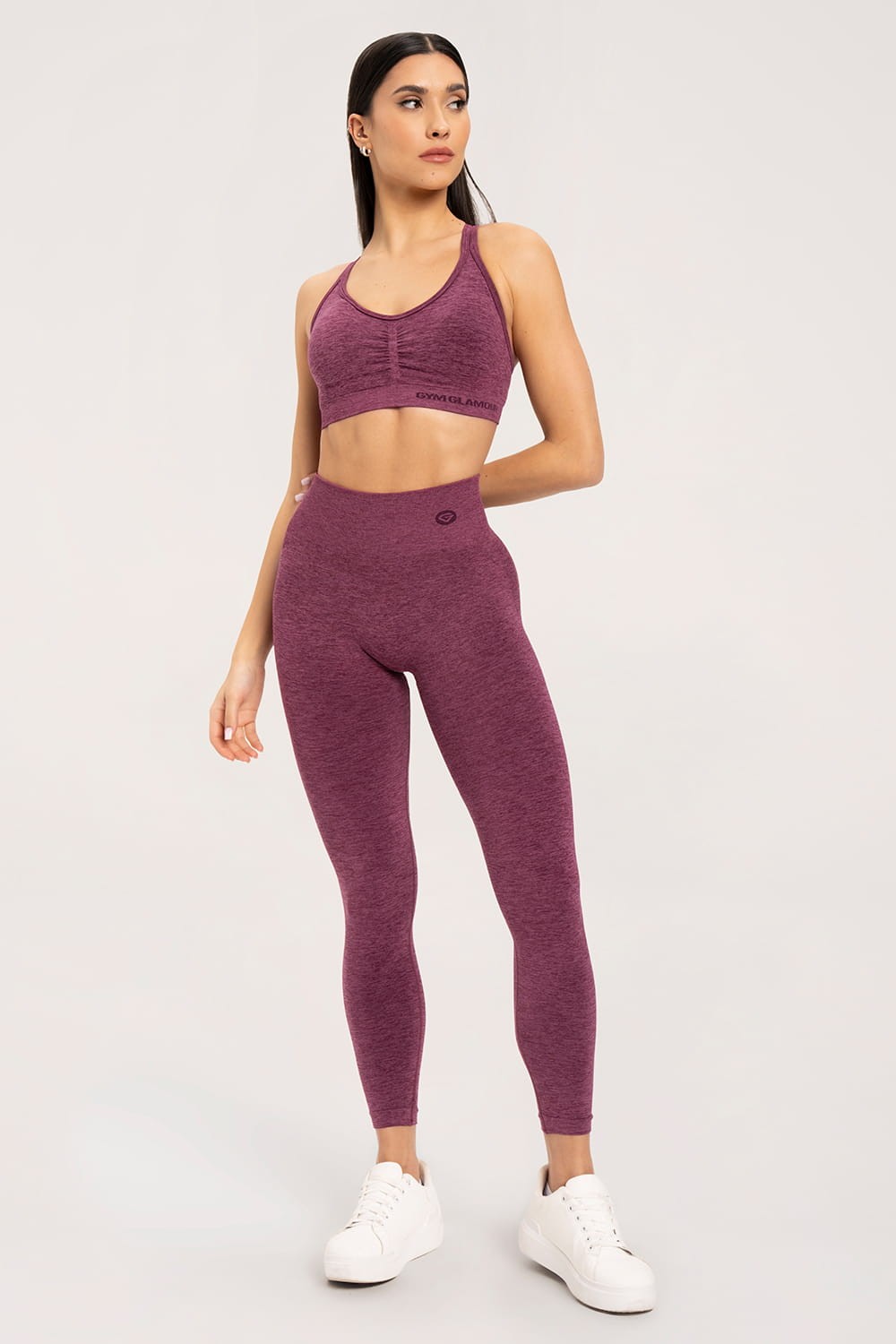 Tajice seamless push up cherry