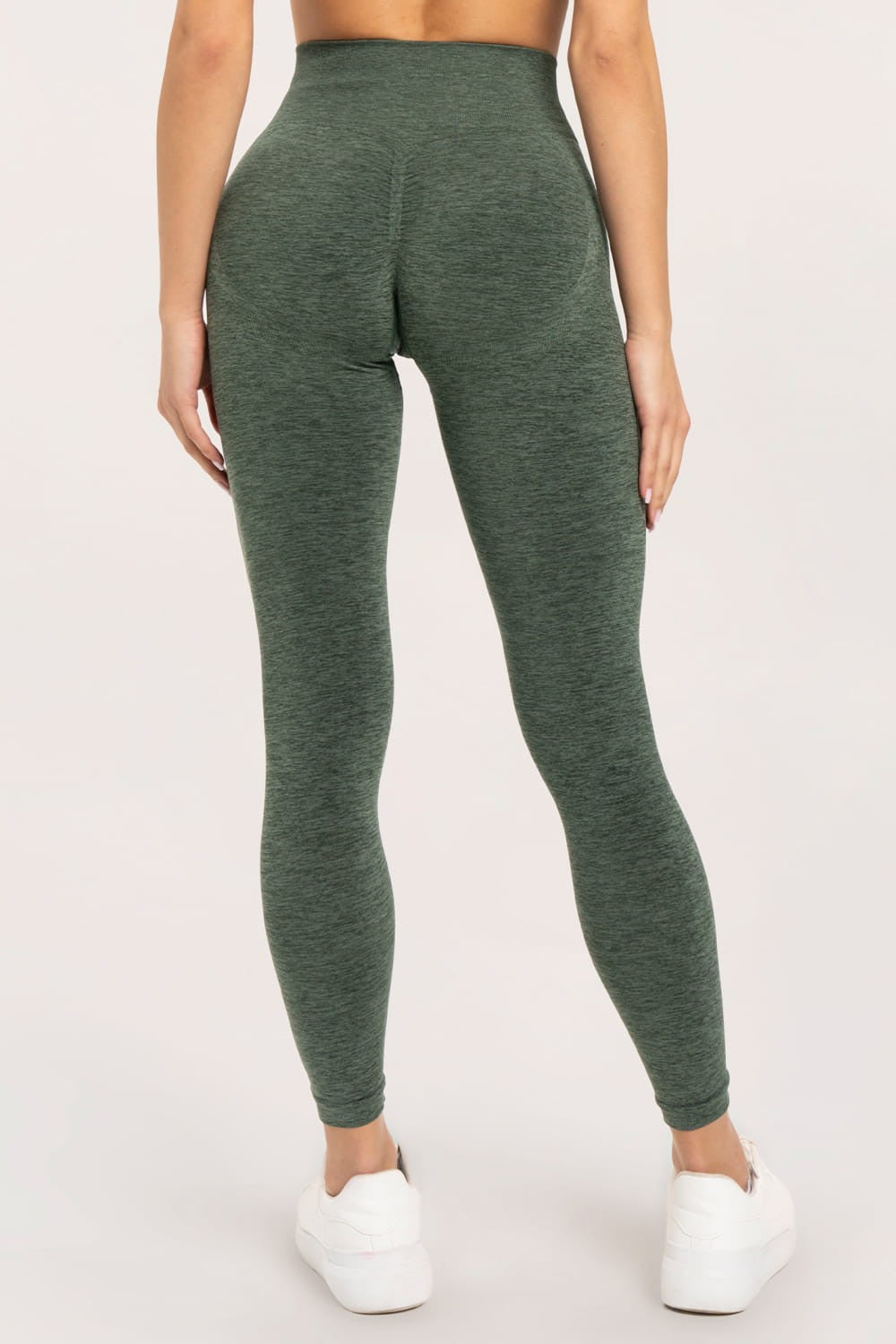 Tajice seamless push up green