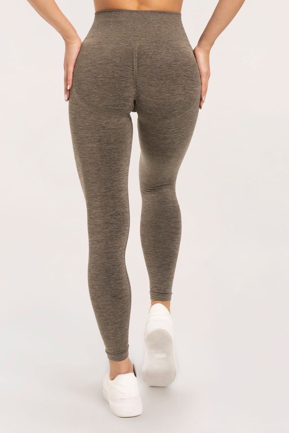 Tajice seamless push up espresso