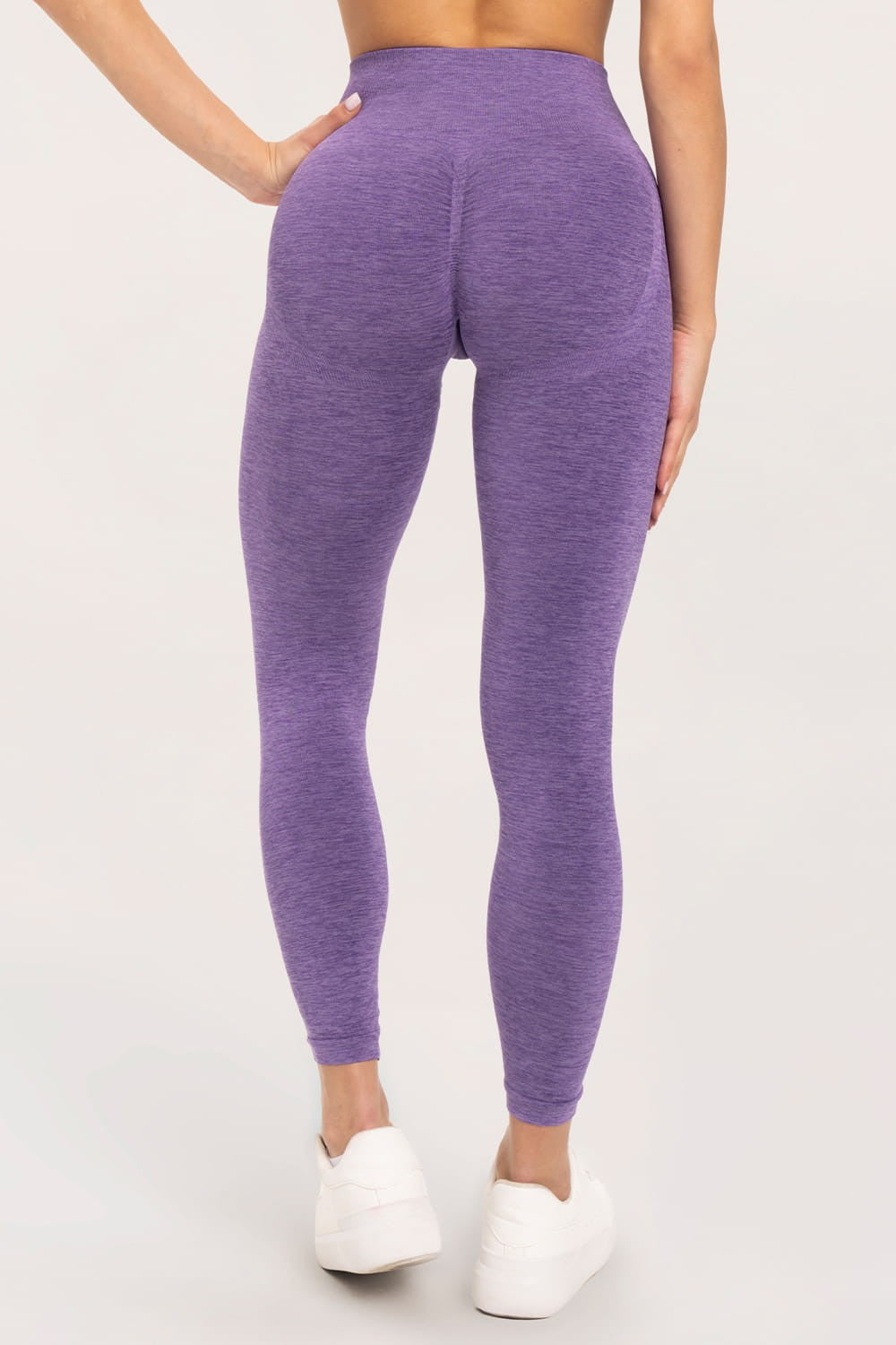 Tajice seamless push up violet