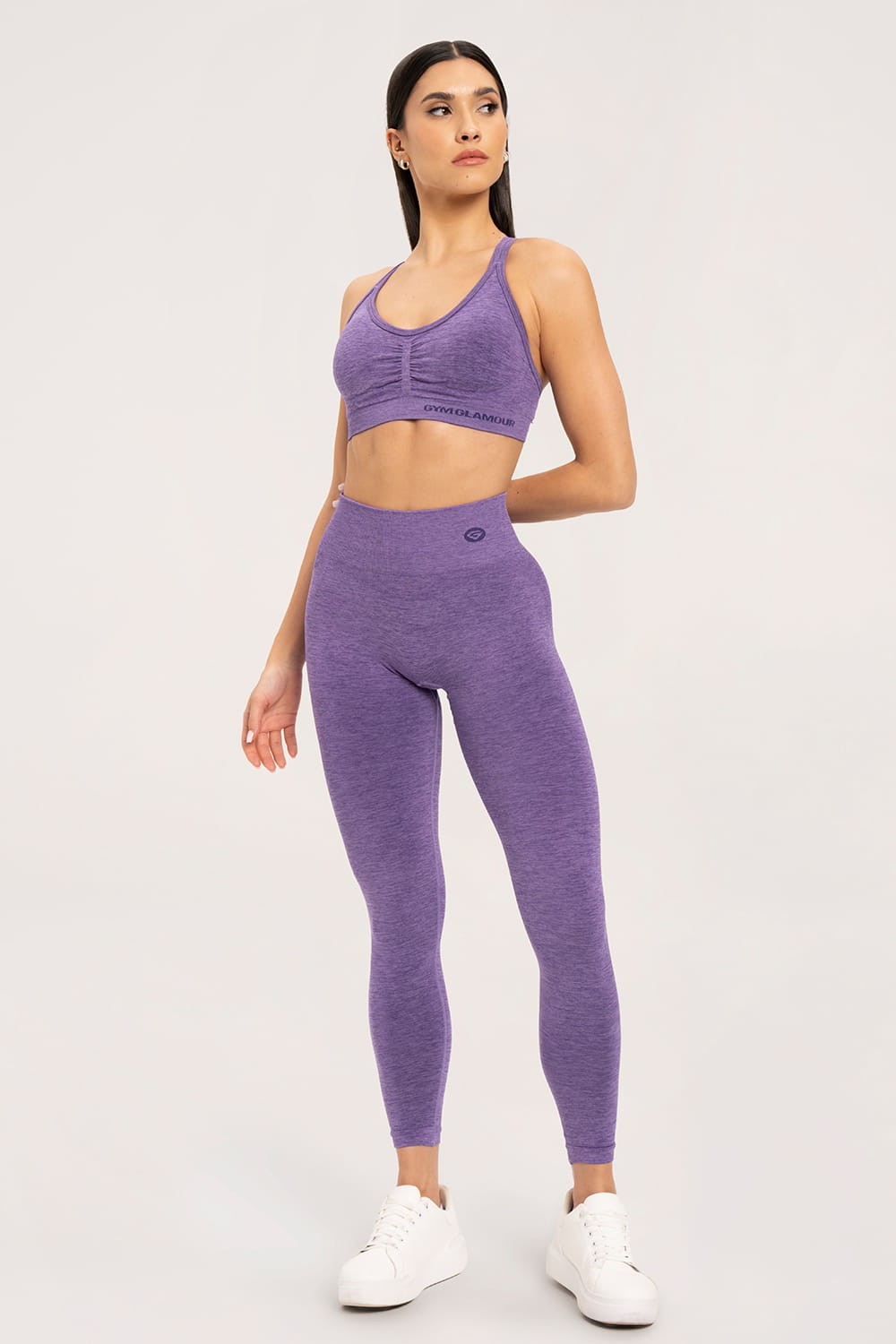 Tajice seamless push up violet