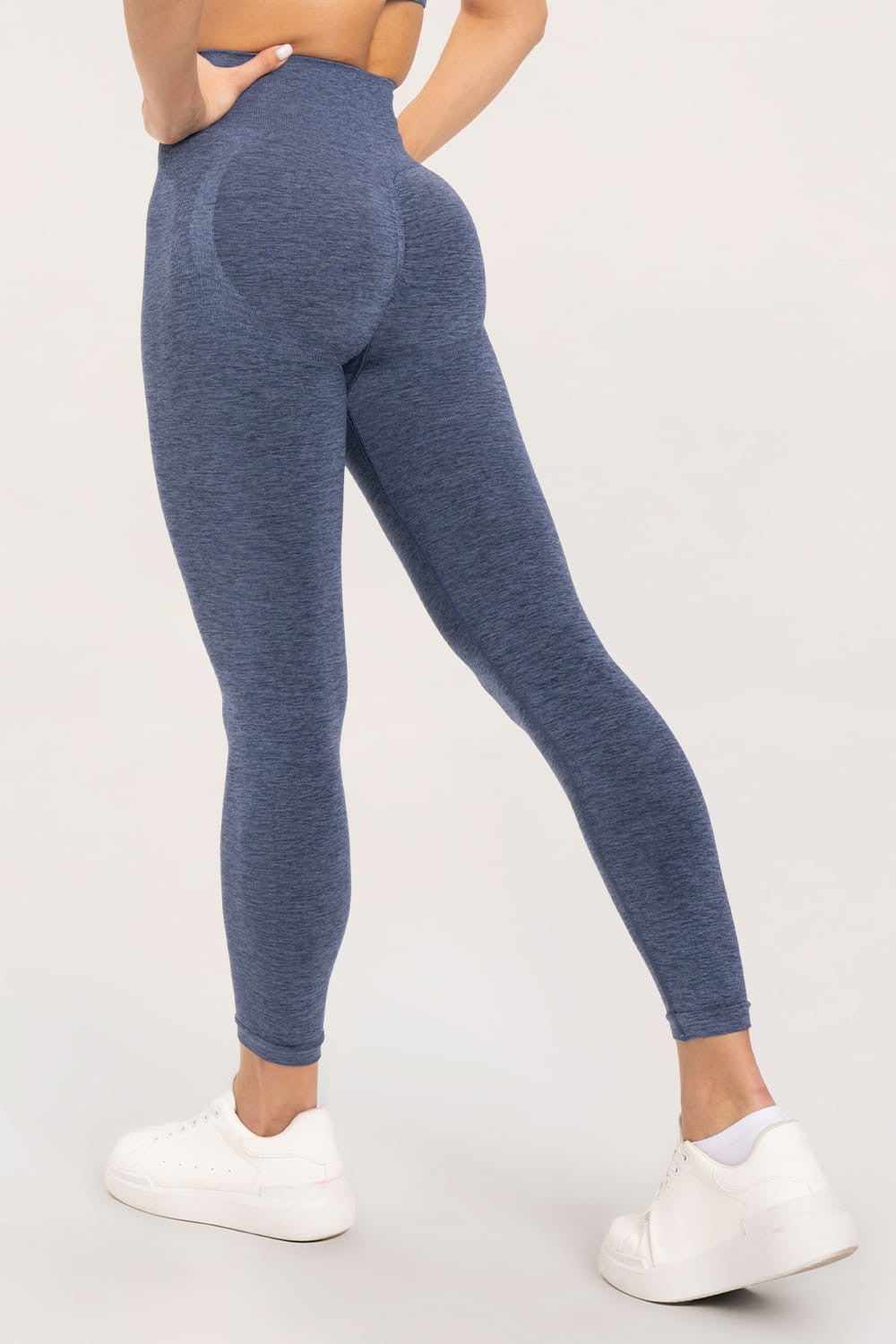 Tajice seamless push up dark blue
