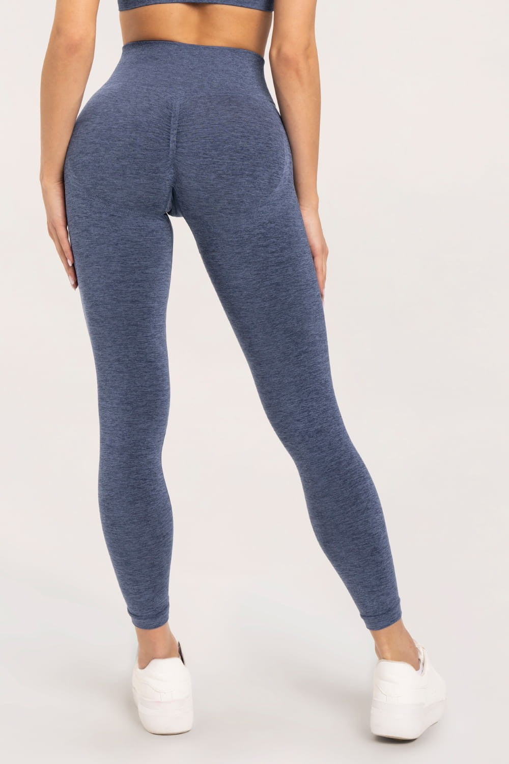 Tajice seamless push up dark blue
