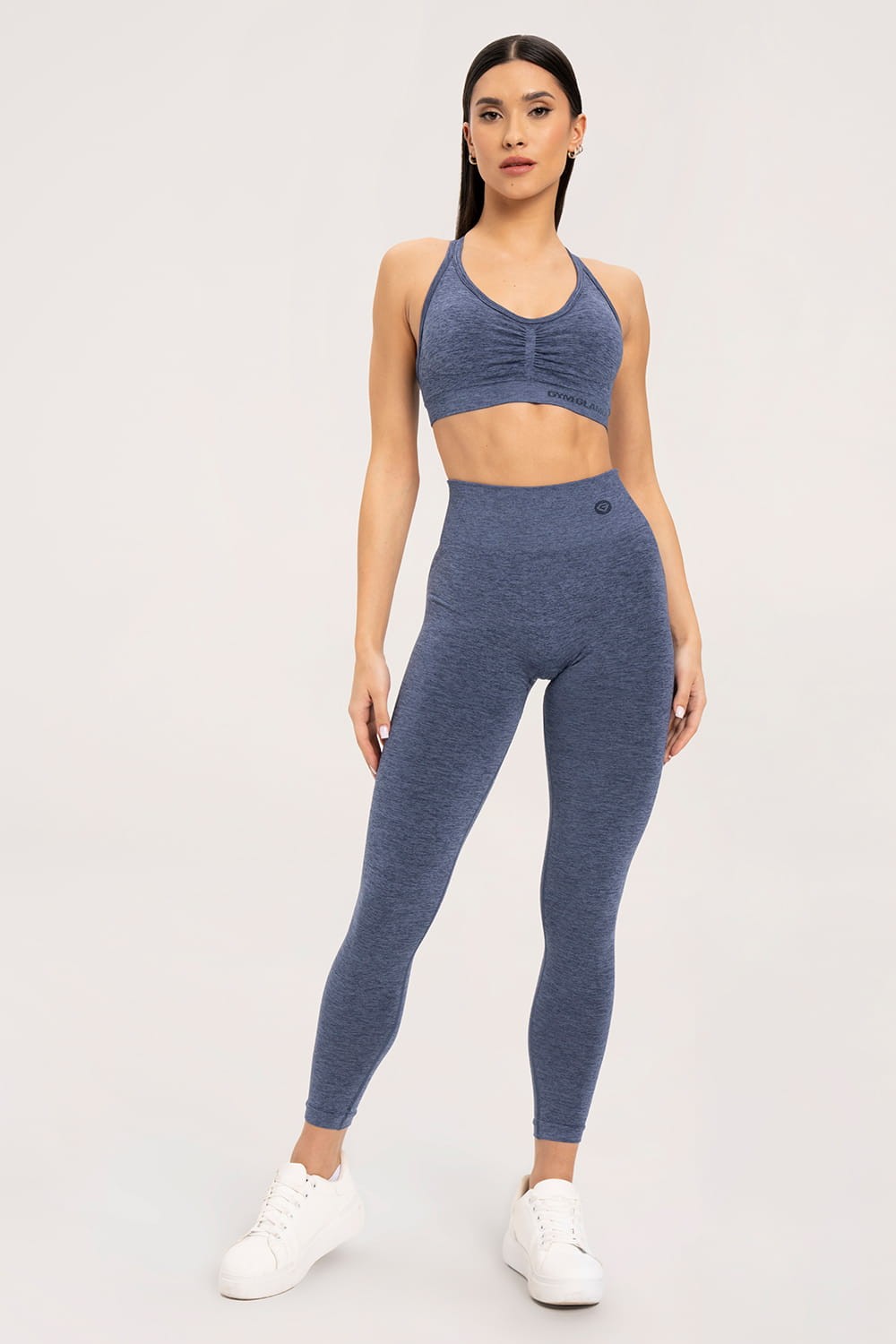Tajice seamless push up dark blue