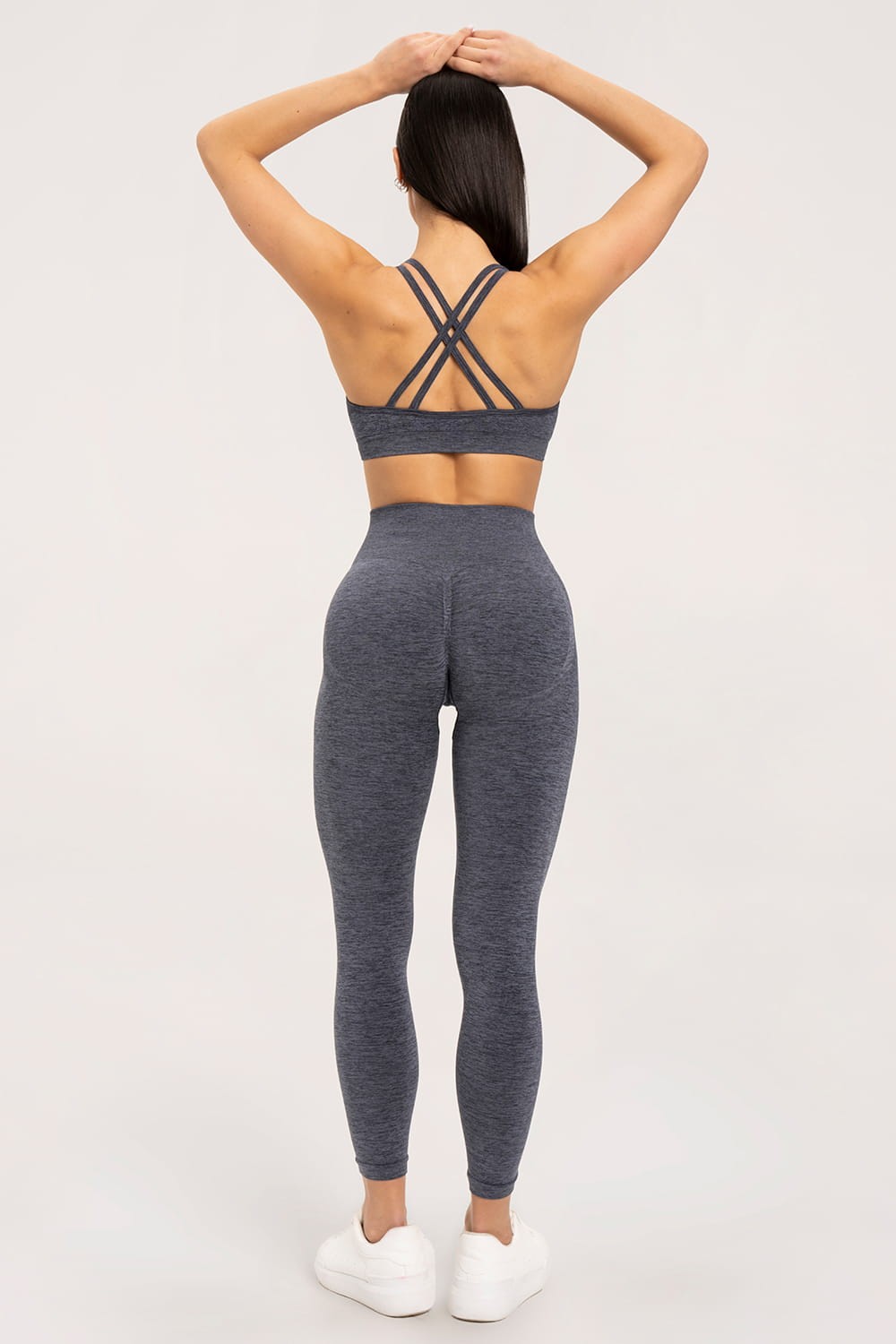 Tajice seamless push up dark grey