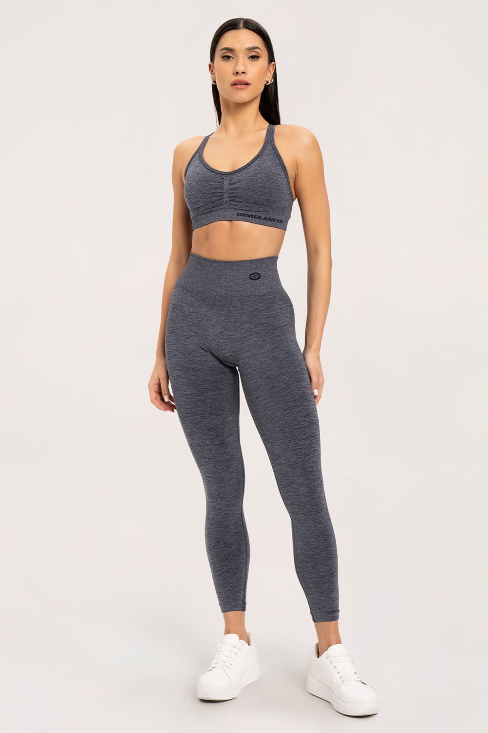 Tajice seamless push up dark grey