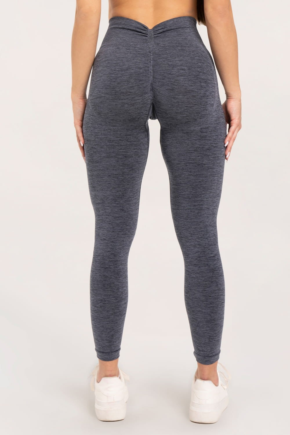 Tajice seamless deep push up dark grey