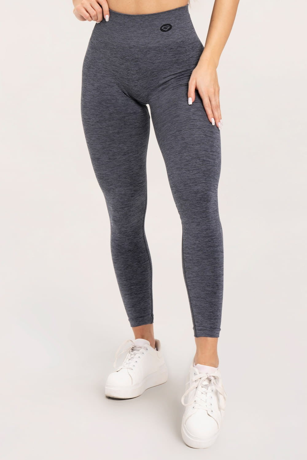 Tajice seamless deep push up dark grey