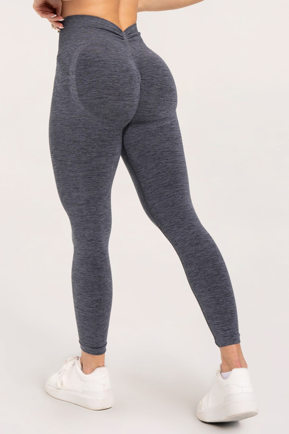 Tajice seamless deep push up dark grey