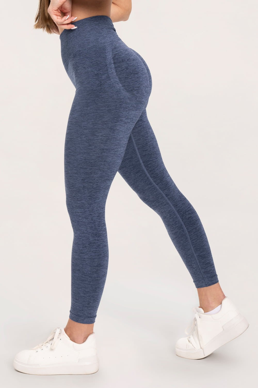 Tajice seamless deep push up dark blue