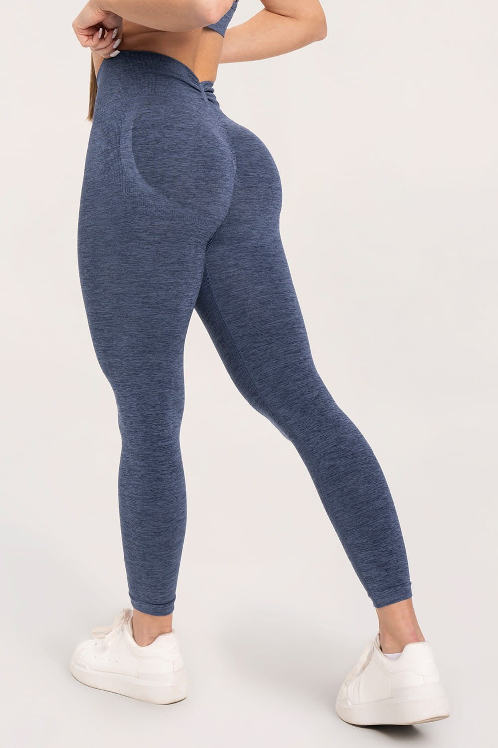 Tajice seamless deep push up dark blue