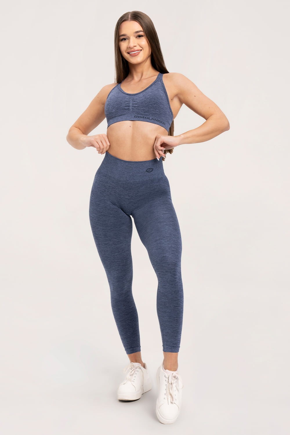 Tajice seamless deep push up dark blue