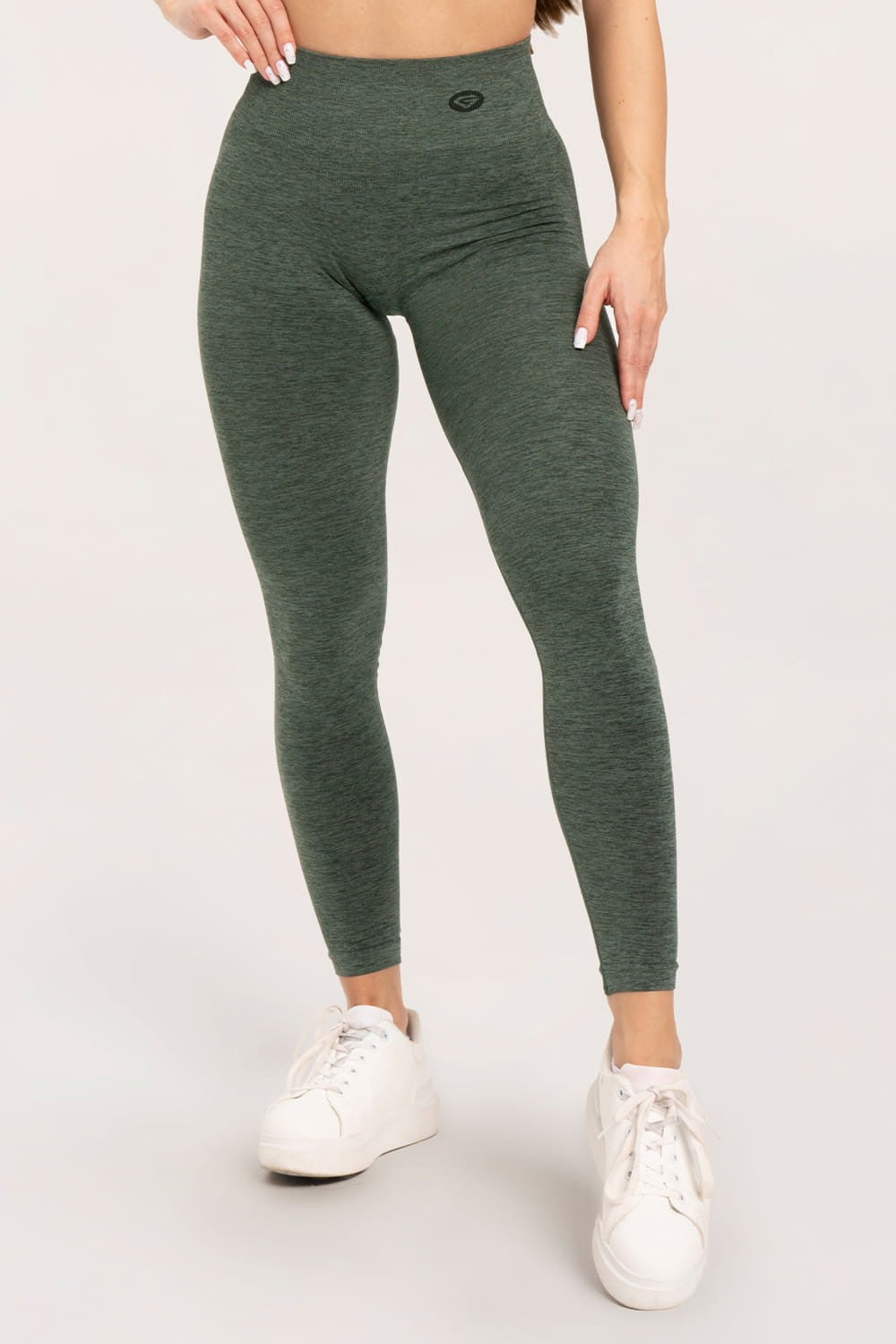 Tajice seamless deep push up green