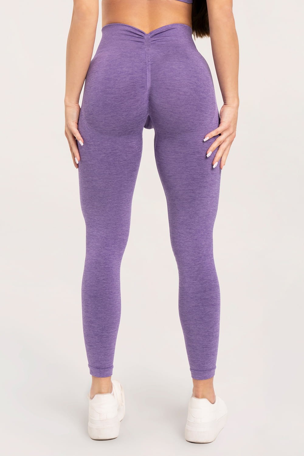 Tajice seamless deep push up violet