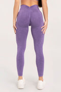 Tajice seamless deep push up violet