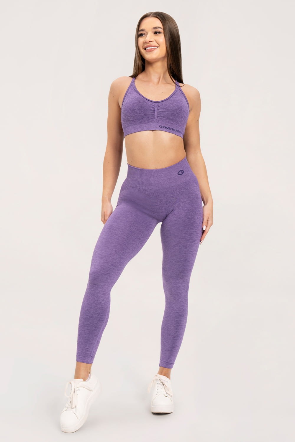 Tajice seamless deep push up violet