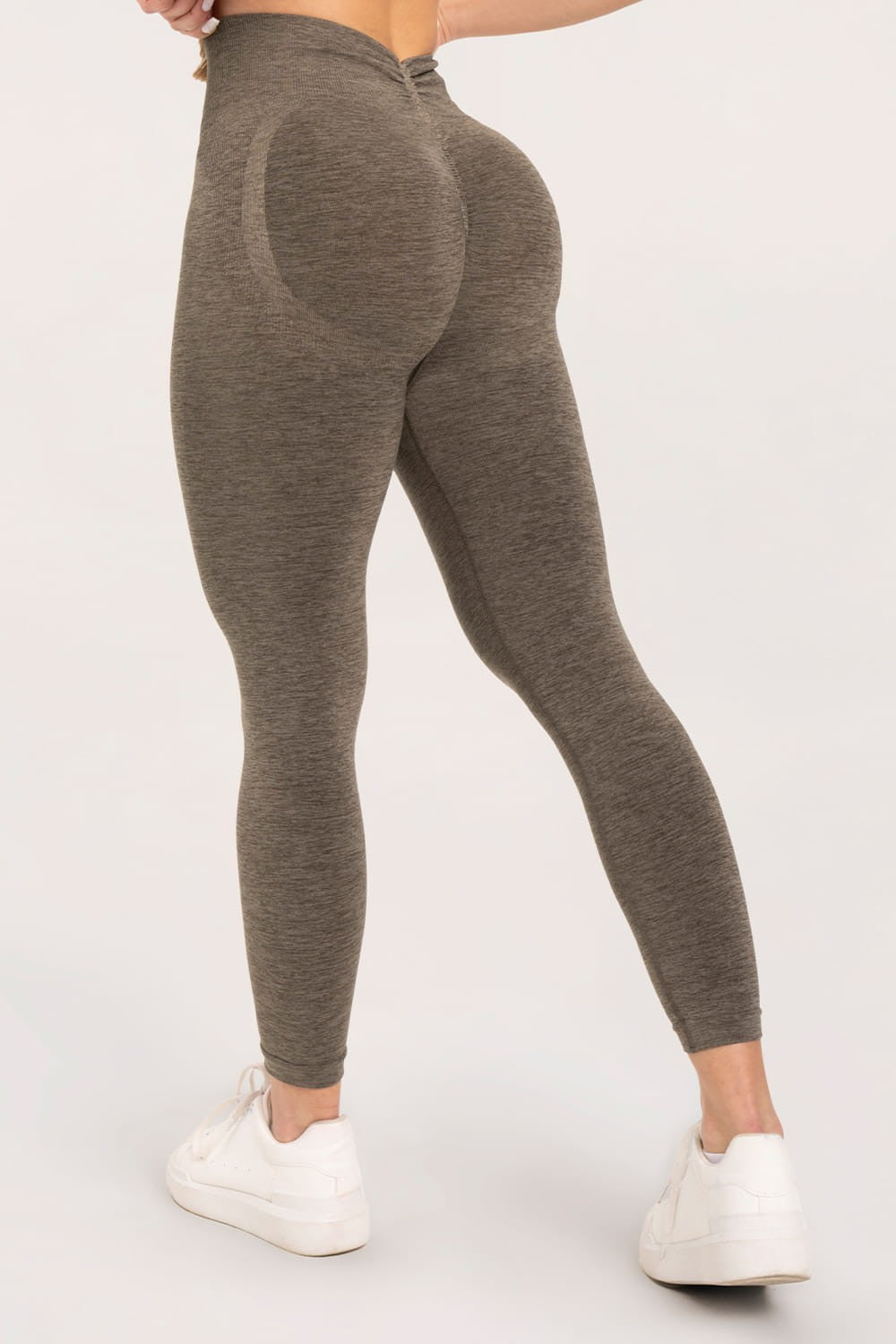 Tajice seamless deep push up espresso