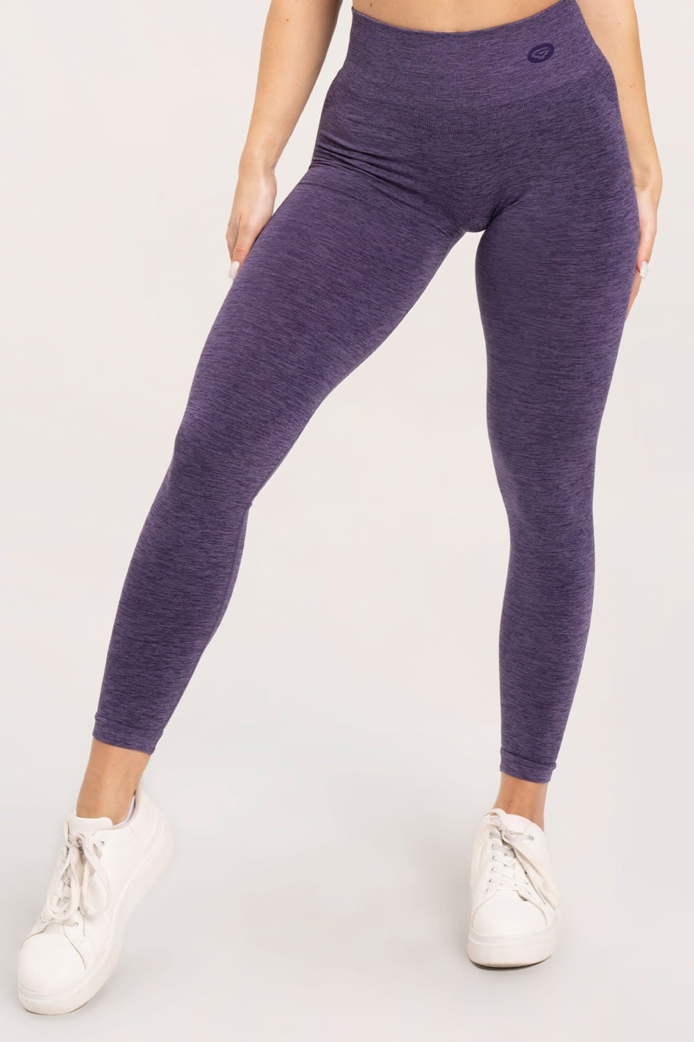 Tajice seamless deep push up plum