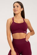 Sportski grudnjak push up 2.0 merlot