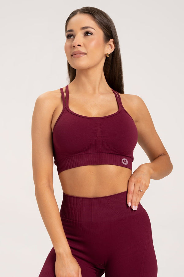 Sportski grudnjak push up 2.0 merlot