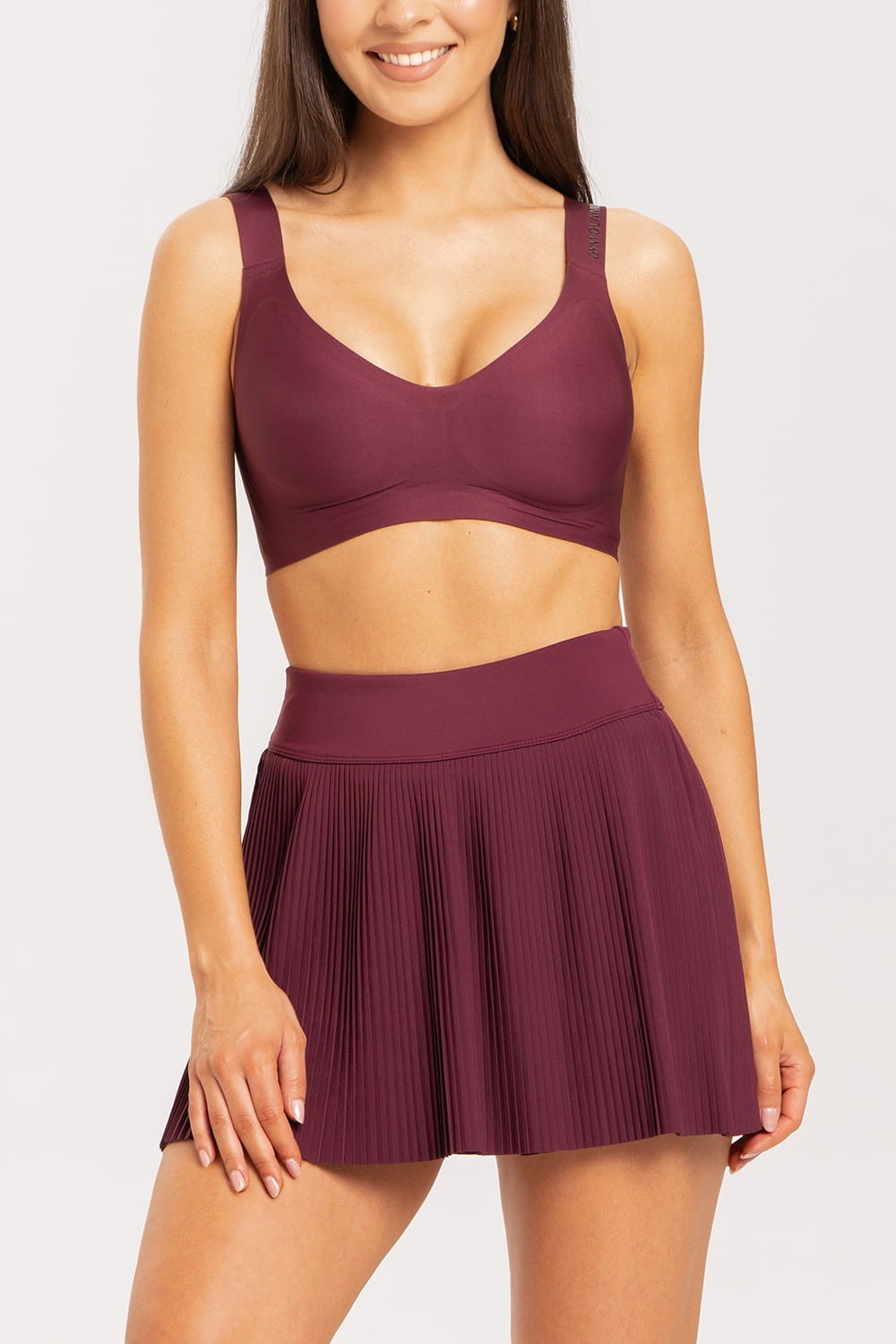 Suknjica Court burgundy
