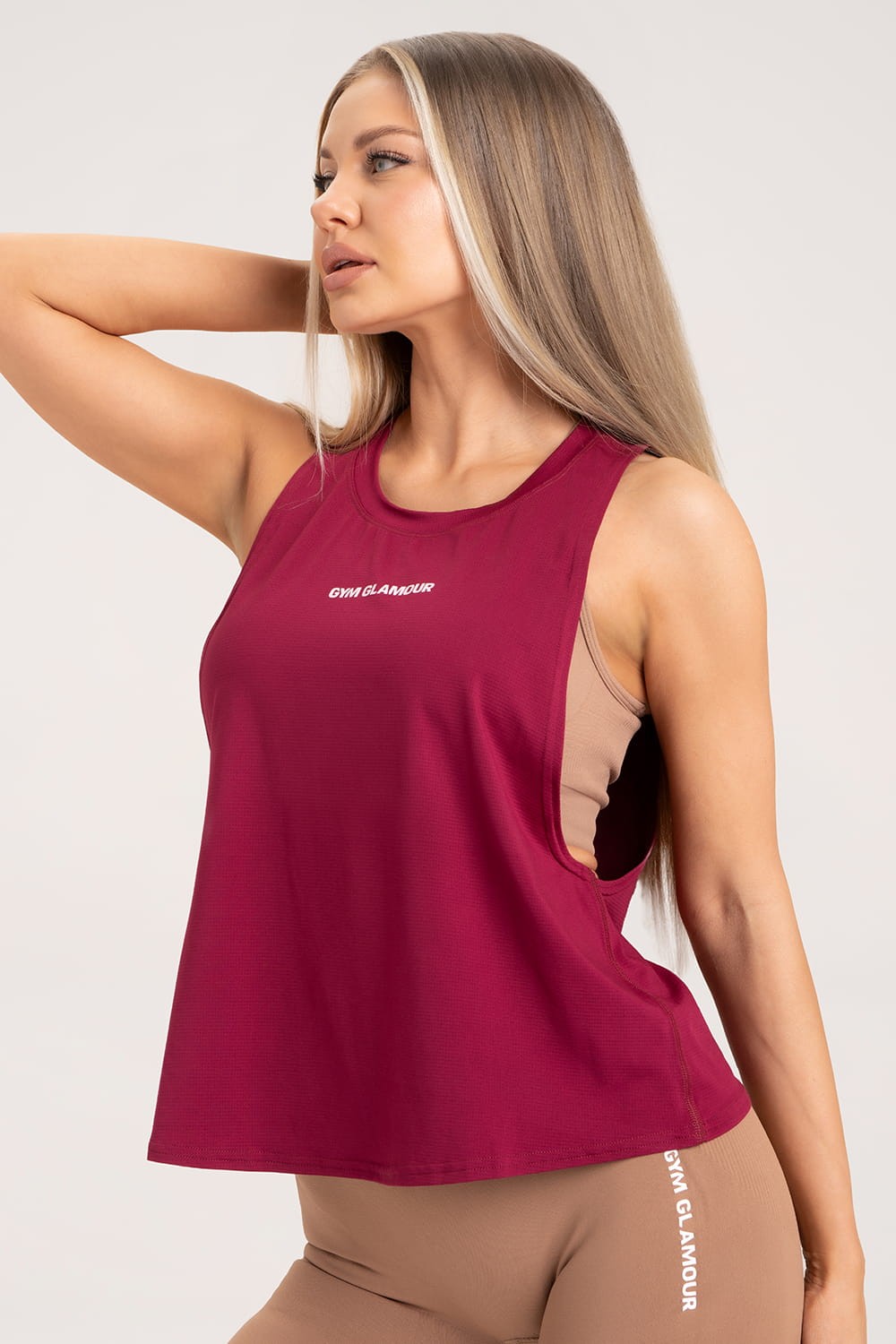Tank top sport cherry