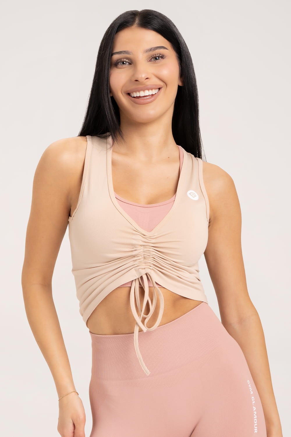Nabrani top beige