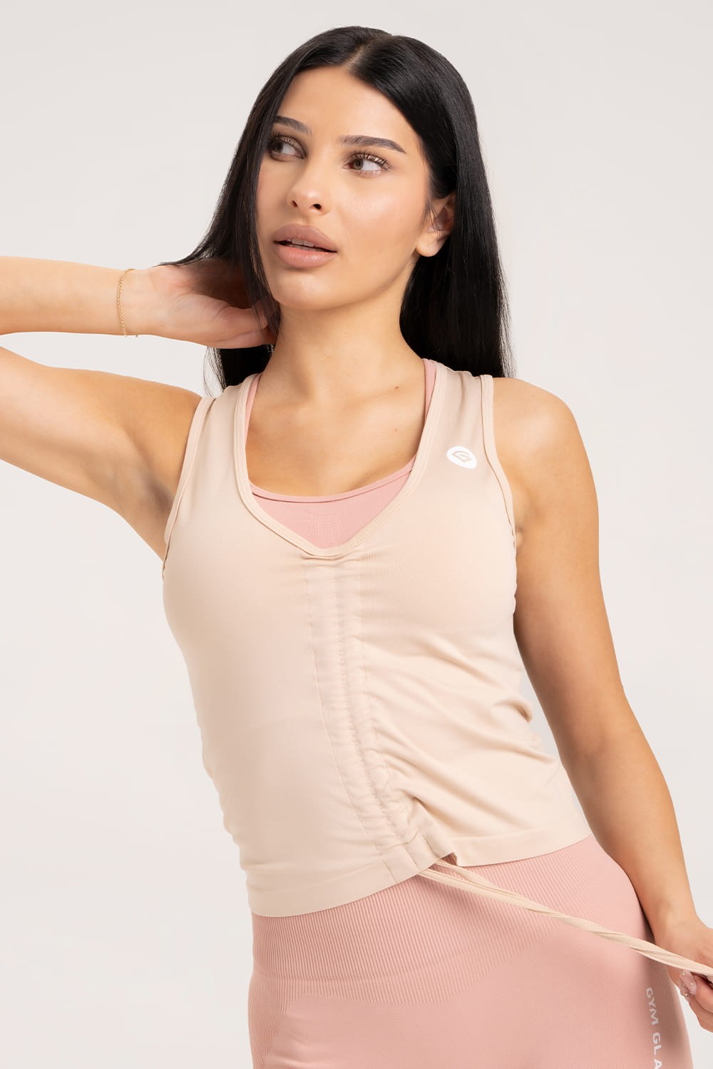 Nabrani top beige