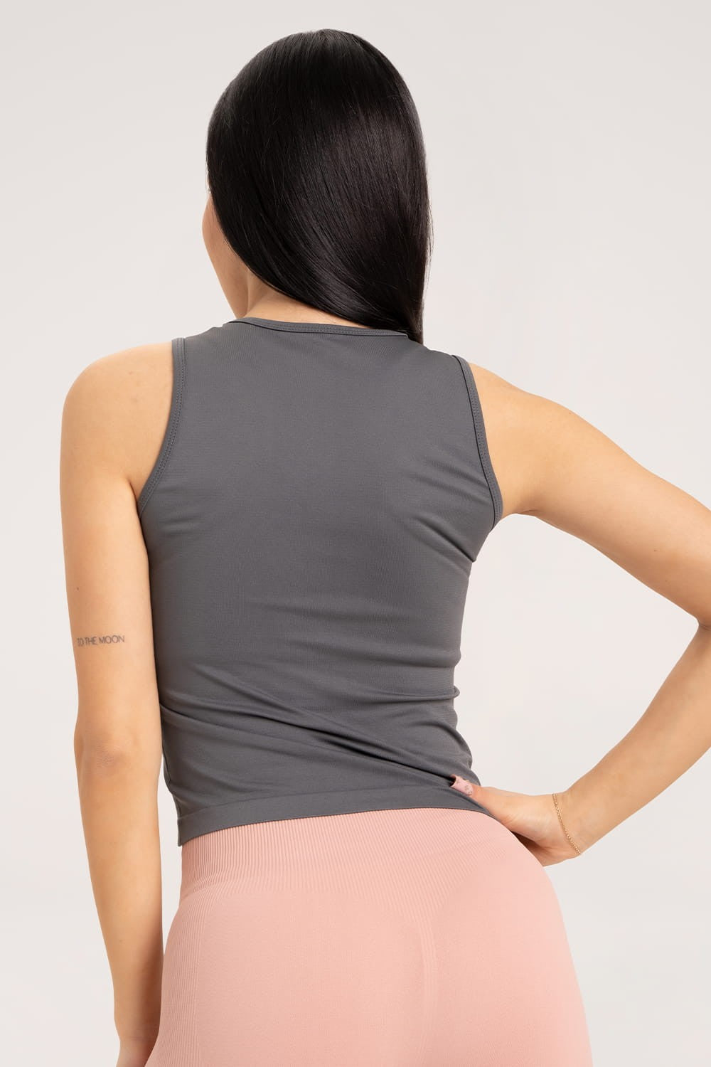 Nabrani top silver grey