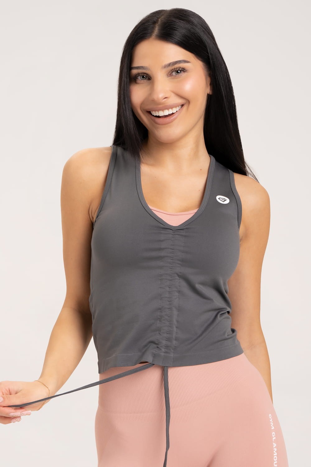 Nabrani top silver grey
