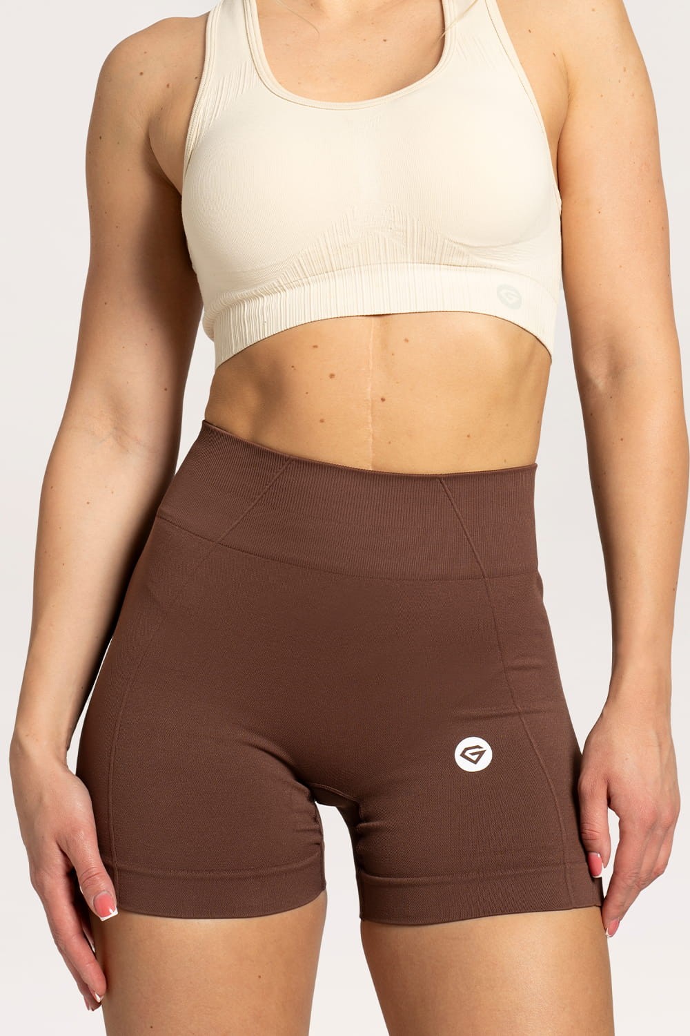Kratke hlačice basic brown