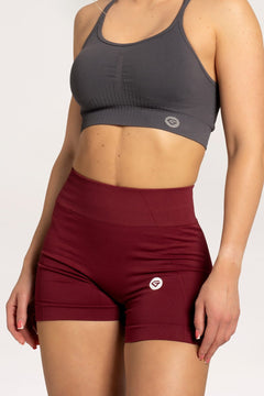 Kratke hlačice basic burgundy