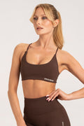 Grudnjak open back twist chocolate