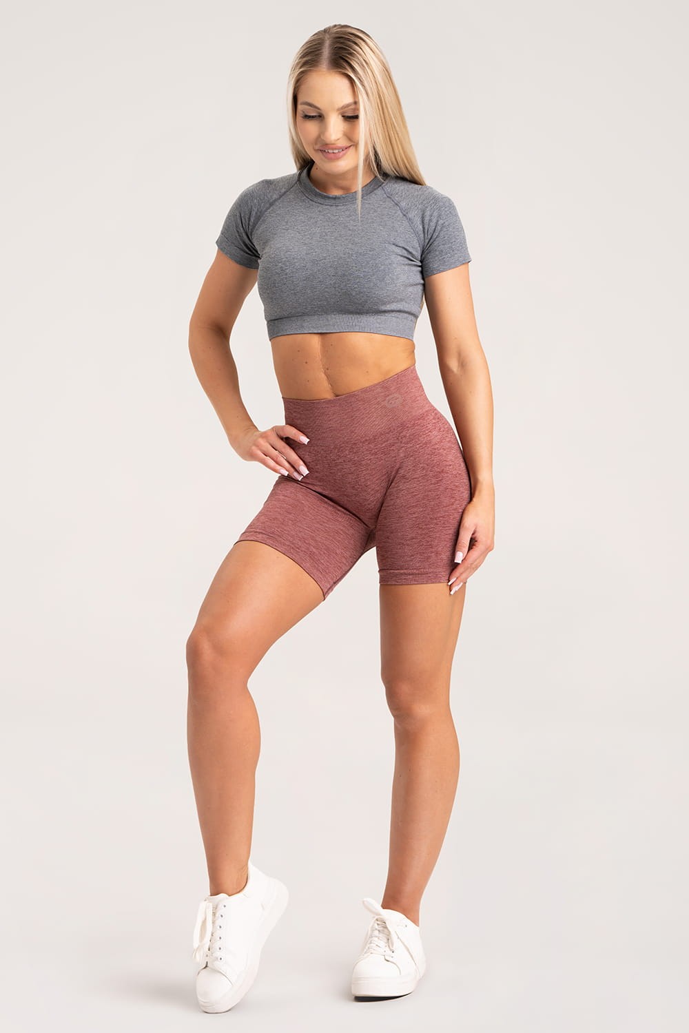 Seamless kratke hlače rose taupe