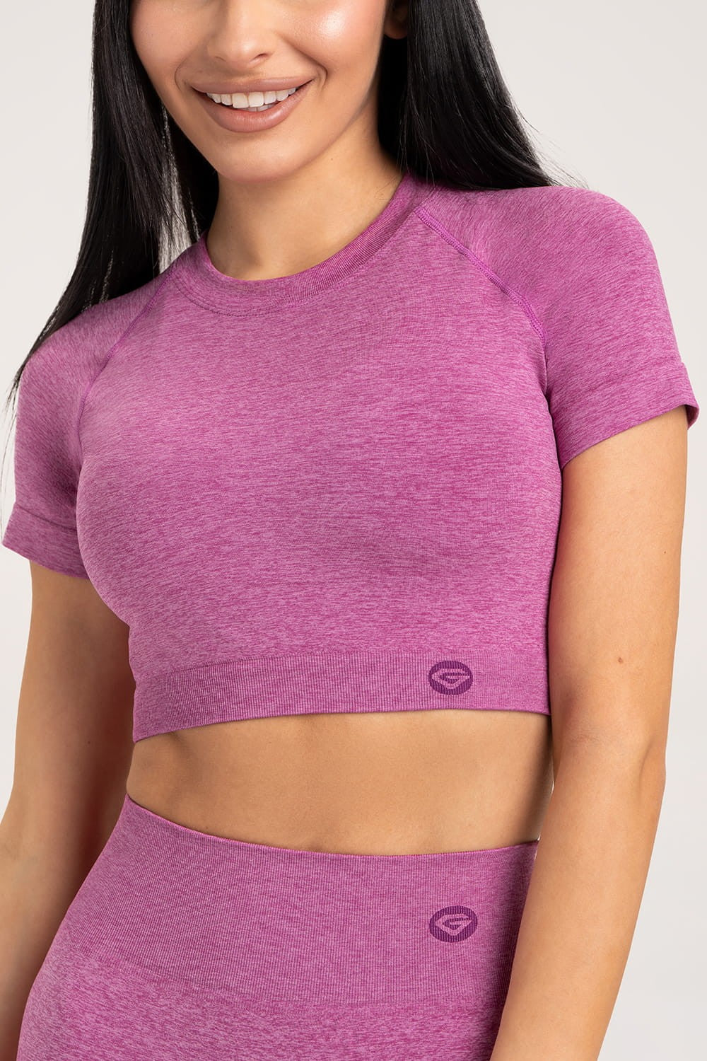 Seamless rashguard pink