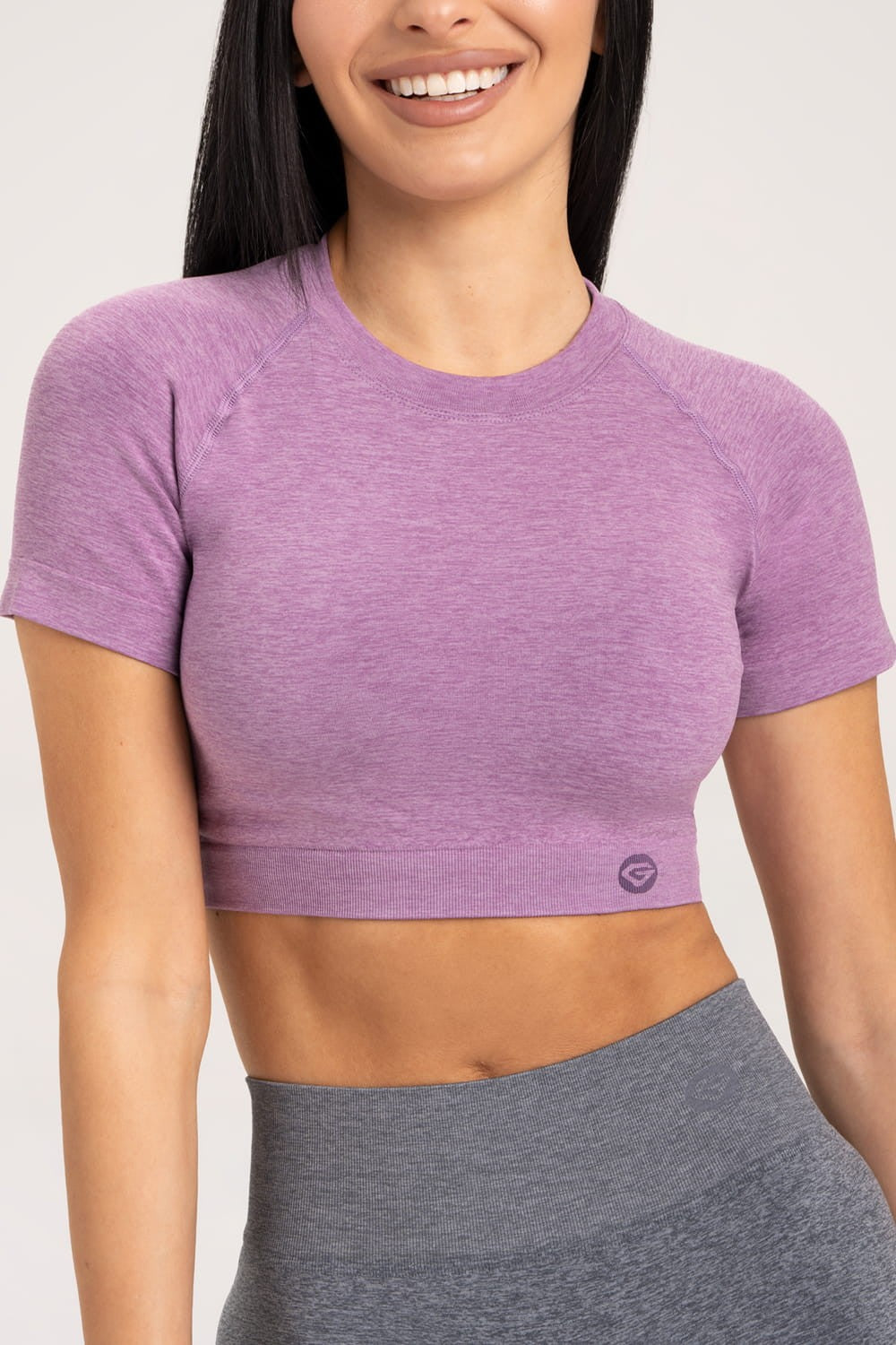Seamless rashguard lilac