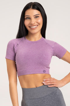 Seamless rashguard lilac
