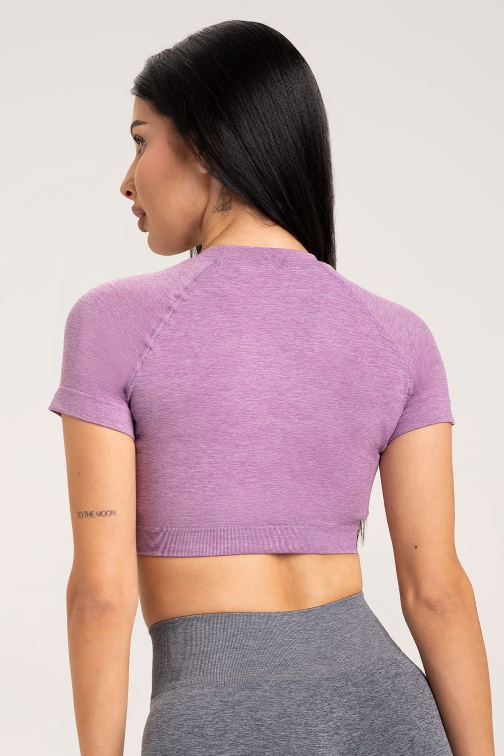 Seamless rashguard lilac