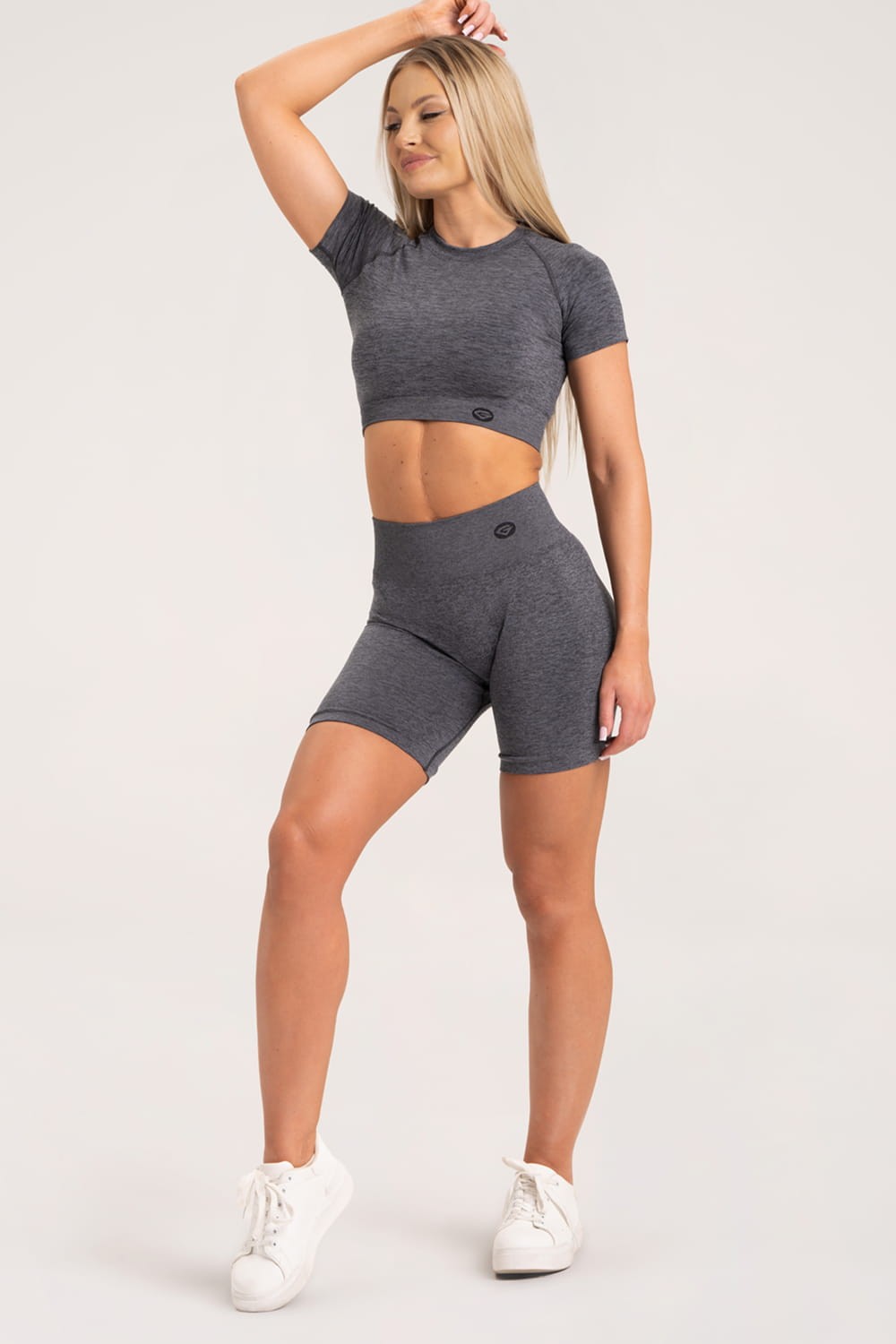 Seamless kratke hlačice dark grey