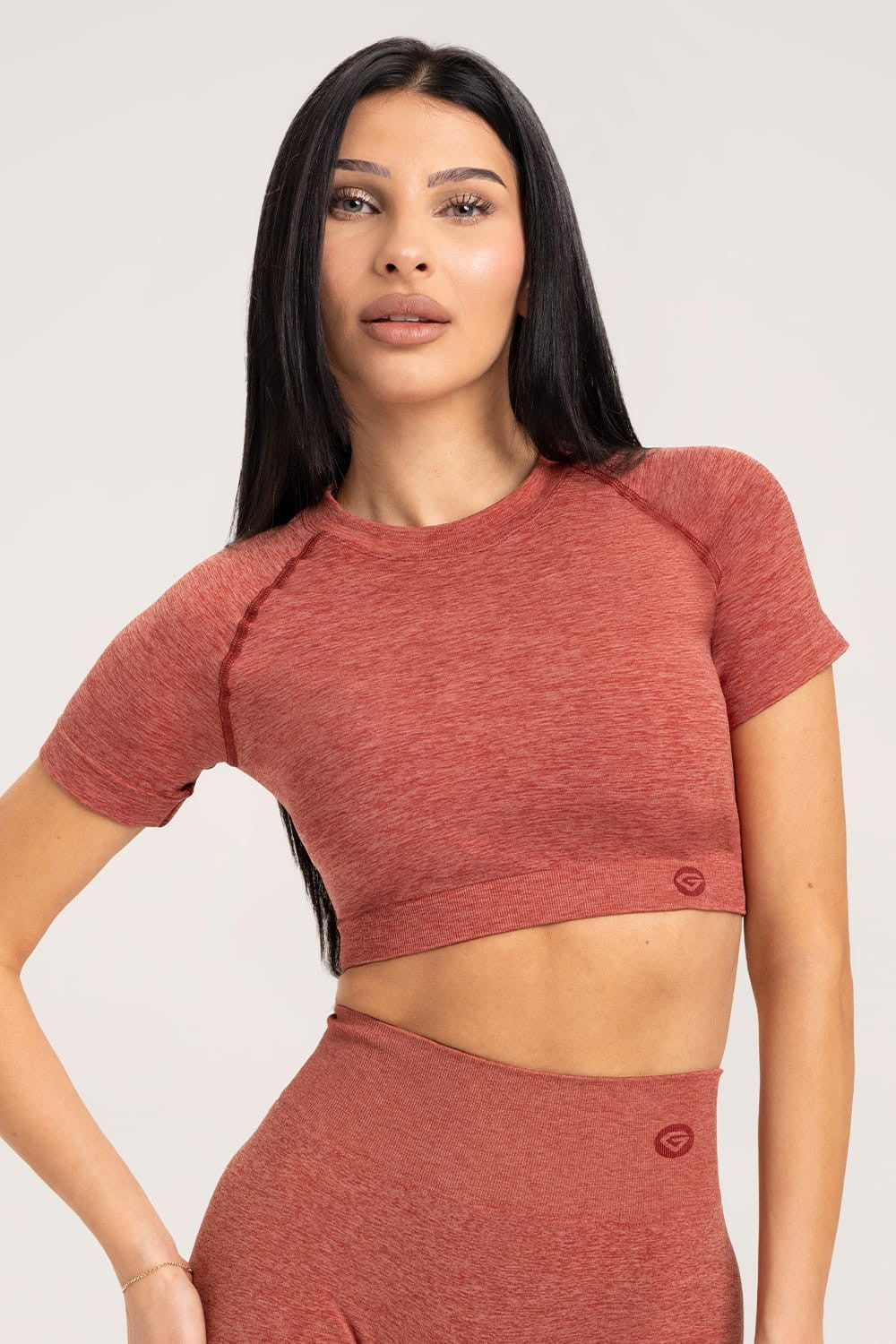 Seamless rashguard cherry